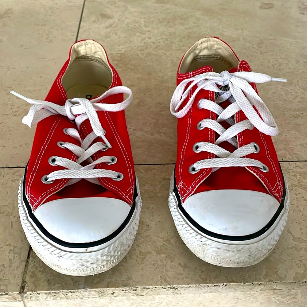 Red All Star Converse Sneakers